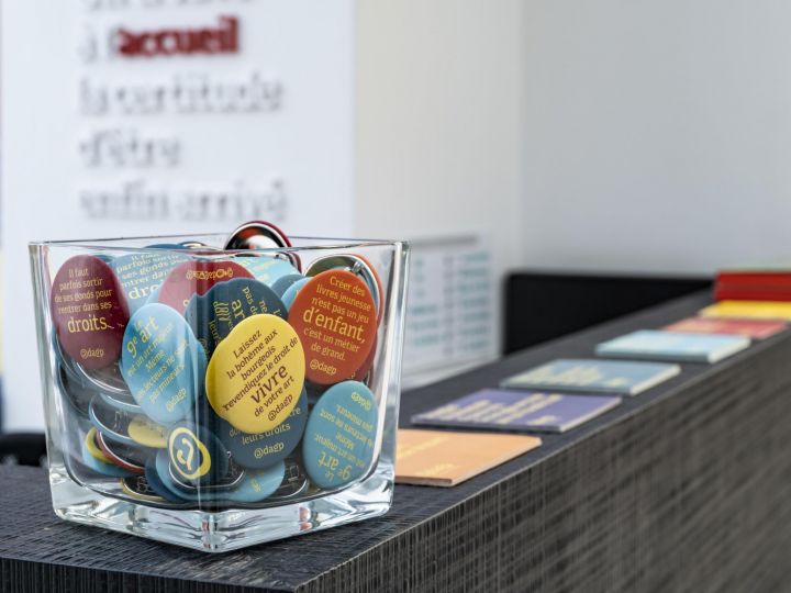 Badges ADAGP © Design de Lux - V. Muracciole 2021