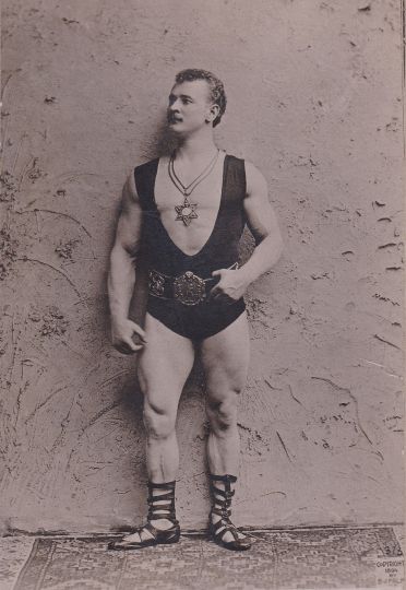 B.J. Falk - Portrait de Eugène Sandow, 1894 © Galerie David Guiraud