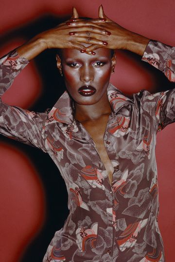 Grace Jones - Paris, 1975 © HANS FEURER / Courtesy of CAMERA WORK AG
