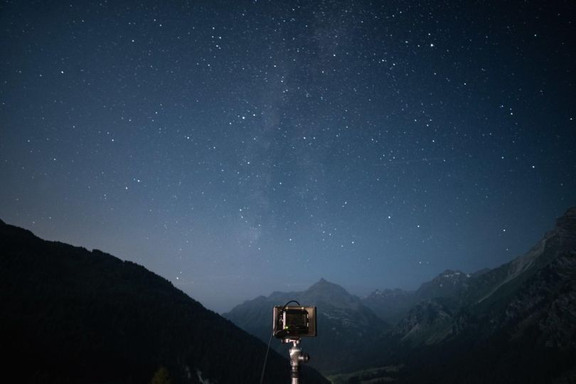Starry Sky in front of a camera © Anna Dobrovolskaya-Mints