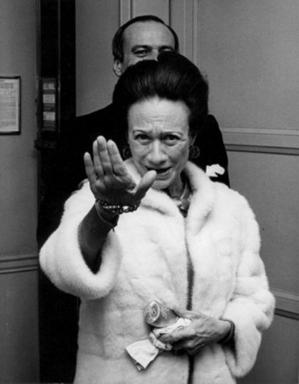 The Duchess of Windsor, National Ballet of Canada Opening Party, Waldorf Towers, New York, 1974 © Ron Galella/Ron Galella, Ltd. - Courtesy Staley-Wise Gallery