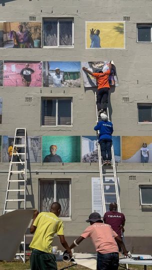 Visuels in situ © Isabelle de la Motte